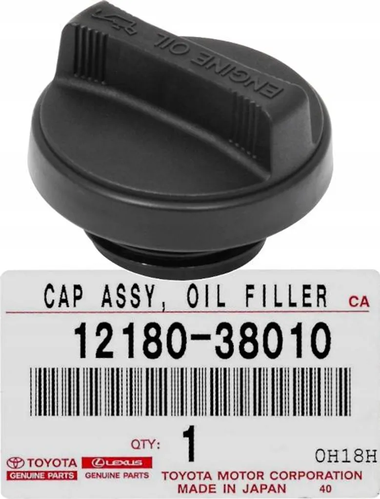 Tappo Olio 12180-38010 Toyota Aygo Auris Corolla C-HR | OEM Quality