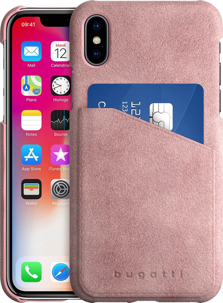 Bugatti Snap Londra Ultrasuede Phone X pink 29901 Schutzhülle