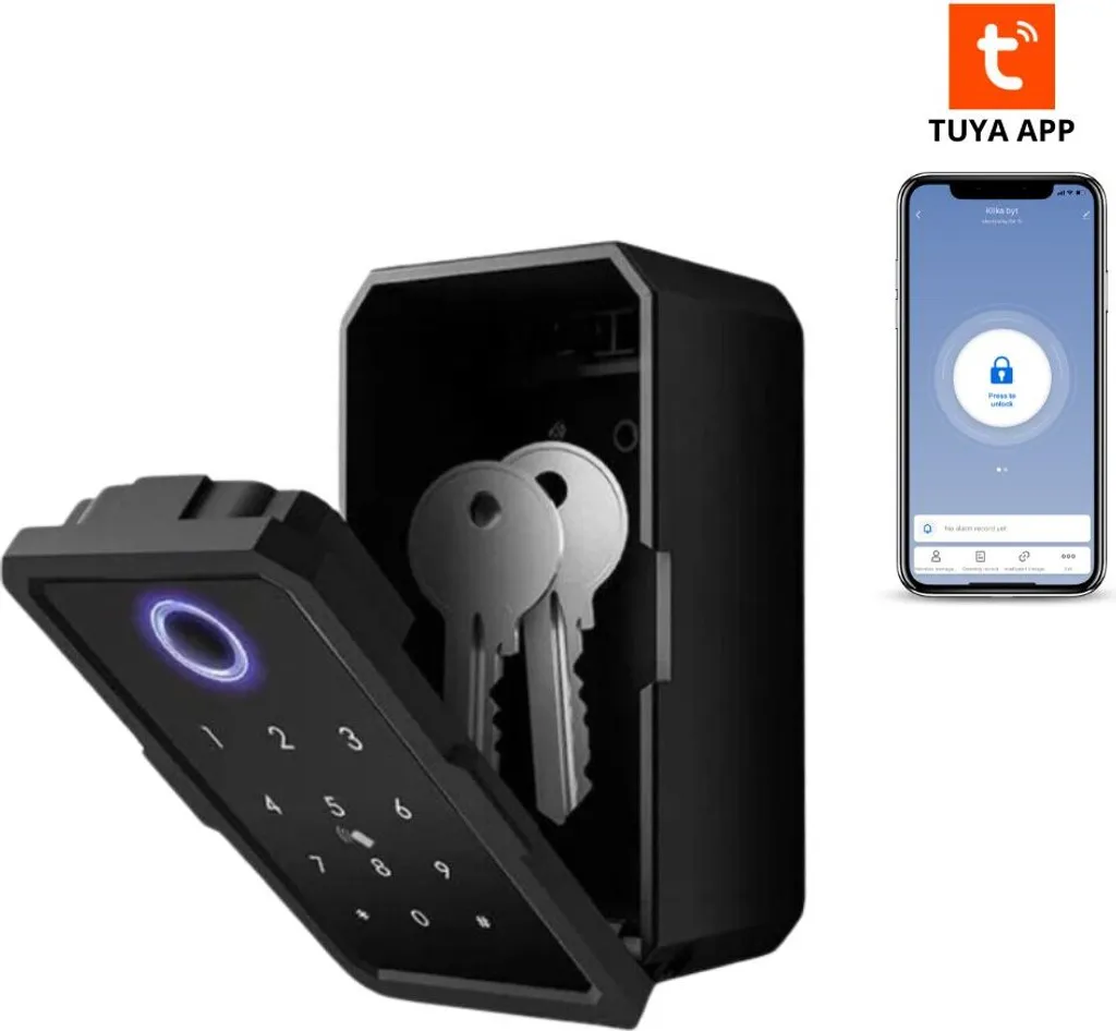 Boîte à clés connectée contre perte de clé - Coffre intelligent à code - 10