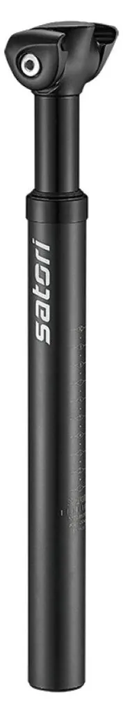 Tige de selle suspendue en aluminium robuste Satori 350 mm noire