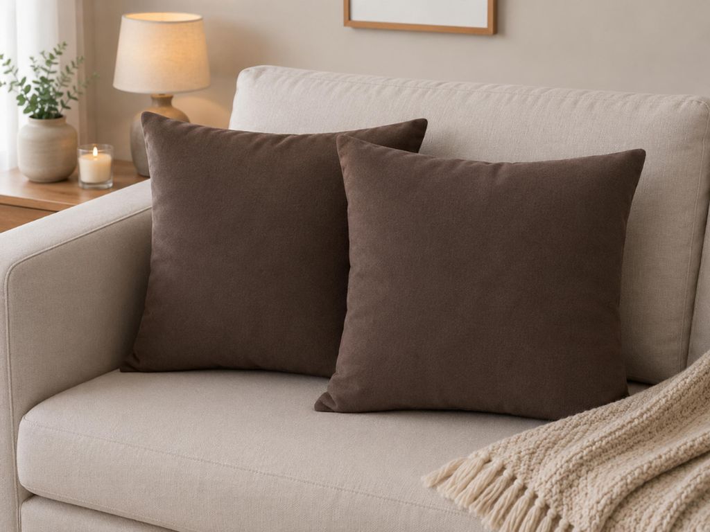 2er-Set Dekokissen 45 x 45 cm – Sofort einsatzbereit inkl. Produktbild 