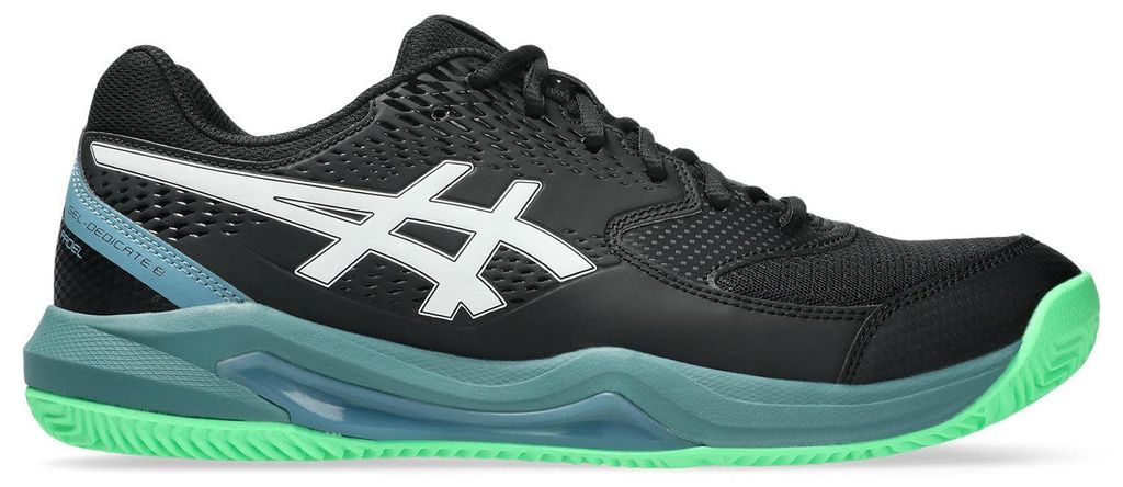 ASICS GEL-DEDICATE 8 PADEL - Black/Vital Green Produktbild 