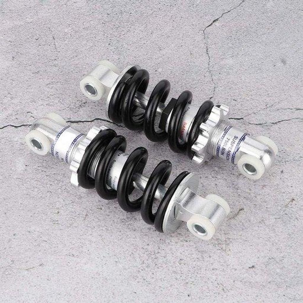Grüne Leuchte - Hinten Stoßdämpfer 125mm 750lbs für 49cc ATV-Motorrad - Set aus 2 Stücken