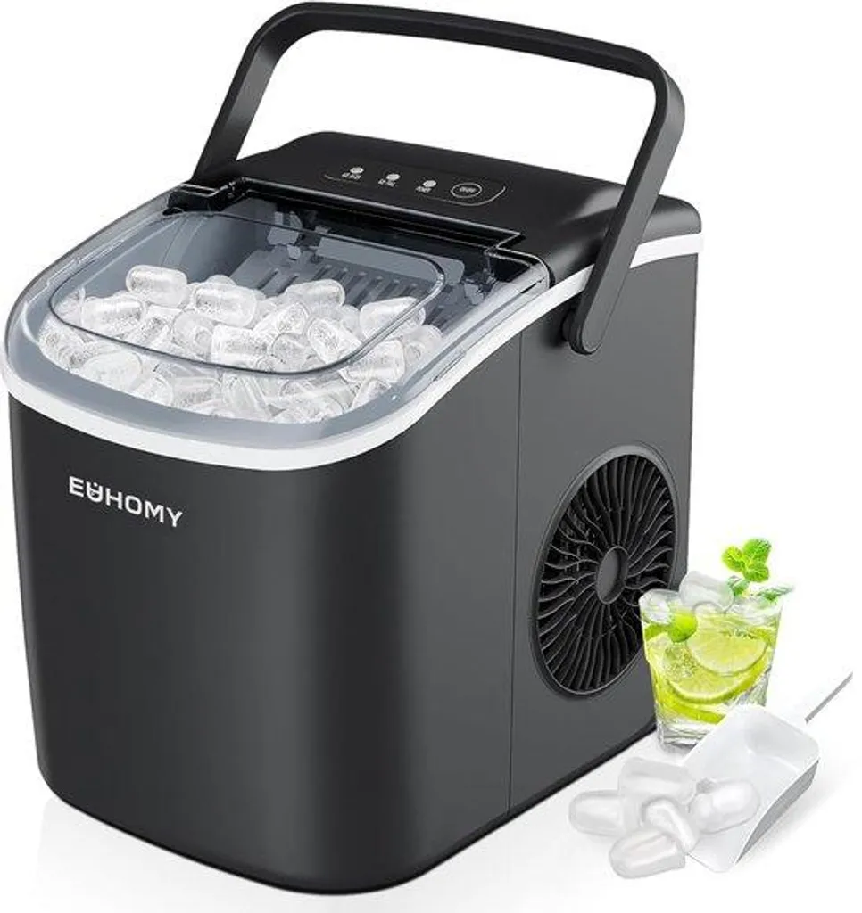 Machine à glaçons compacte 12kg par 24h - 9 glaçons en 6 min ICE-V2