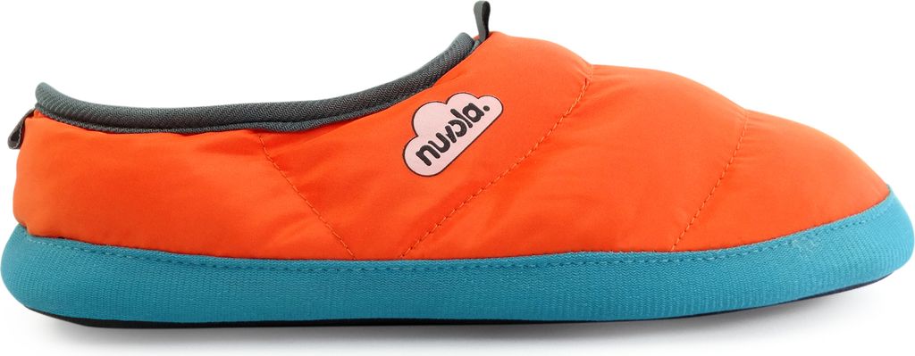 NUVOLA. Hausschuhe Herren Damen rutschfester Sohle warm gepolstert bequem orange 34/35 EU - UNCLPRTY