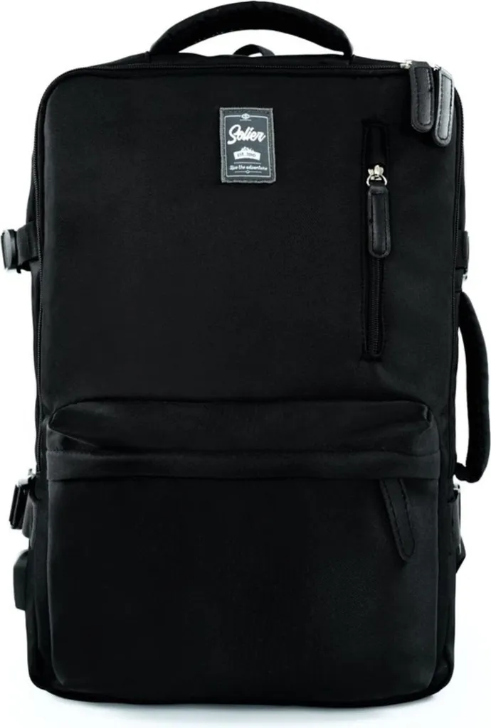 Zaino Solier FV06 Noa: Il Tuo Nuovo Ufficio Mobile in Pelle