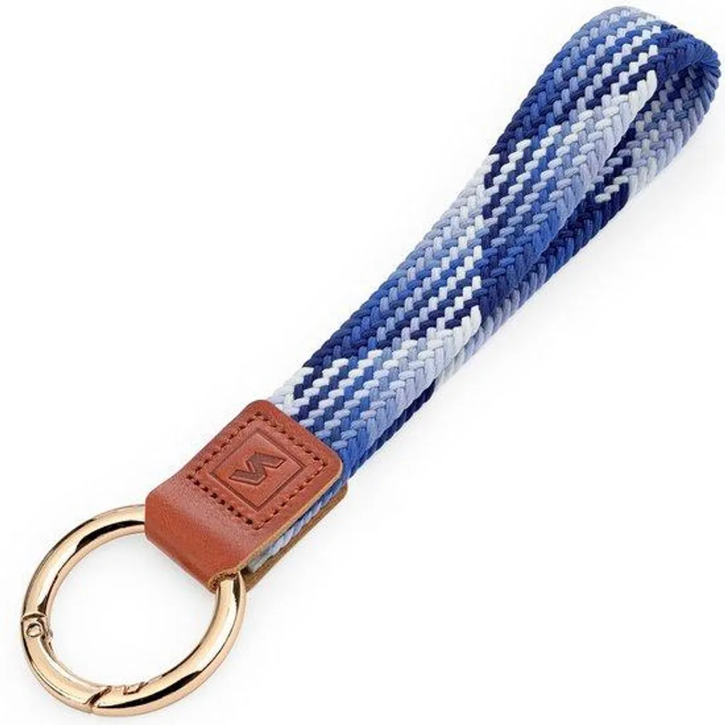 Lanière anti-chute nylon avec mousqueton pour badge et smartphone