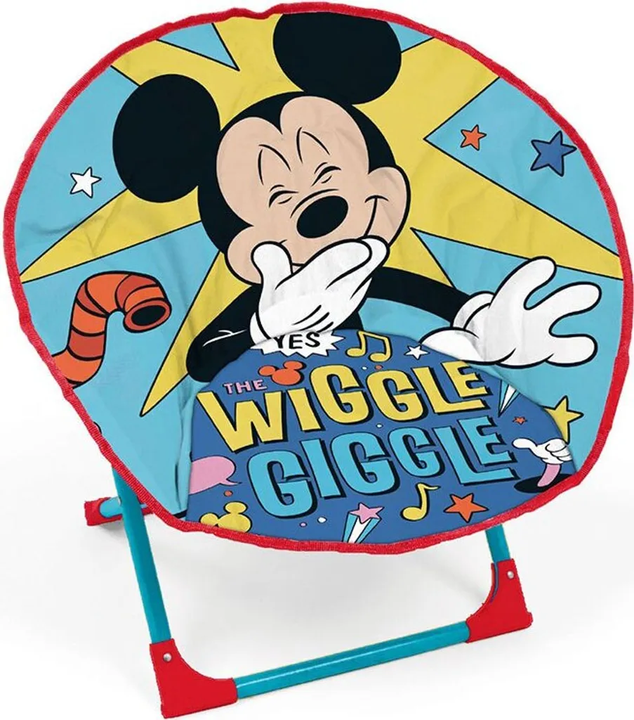 Chaise lune Mickey Disney multicolore pliante pour enfant One Size