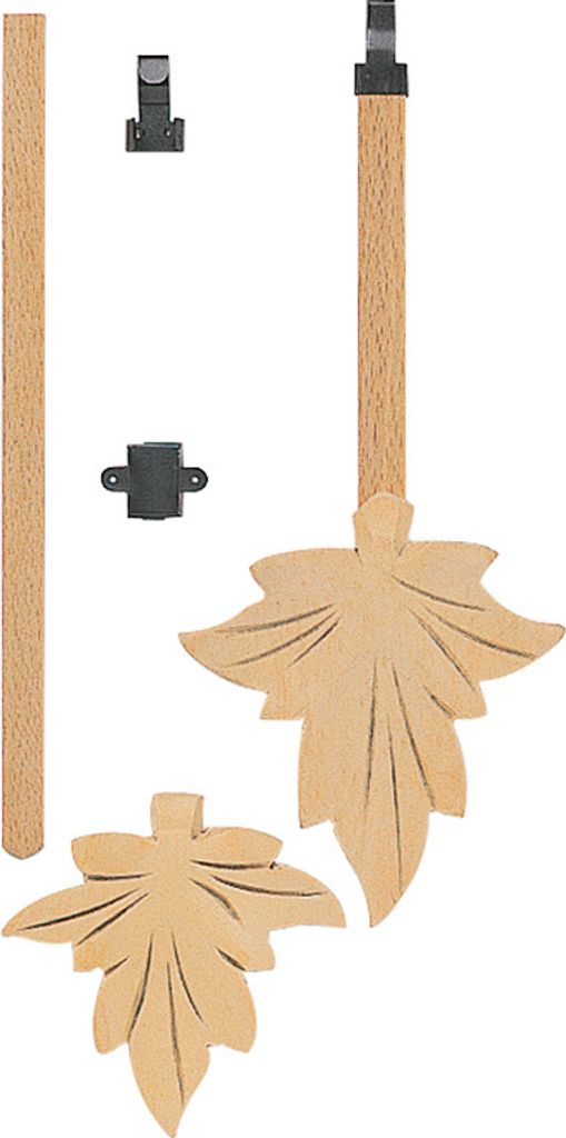 SELVA Pendel für Kuckucksuhr hellbraun L:210mm