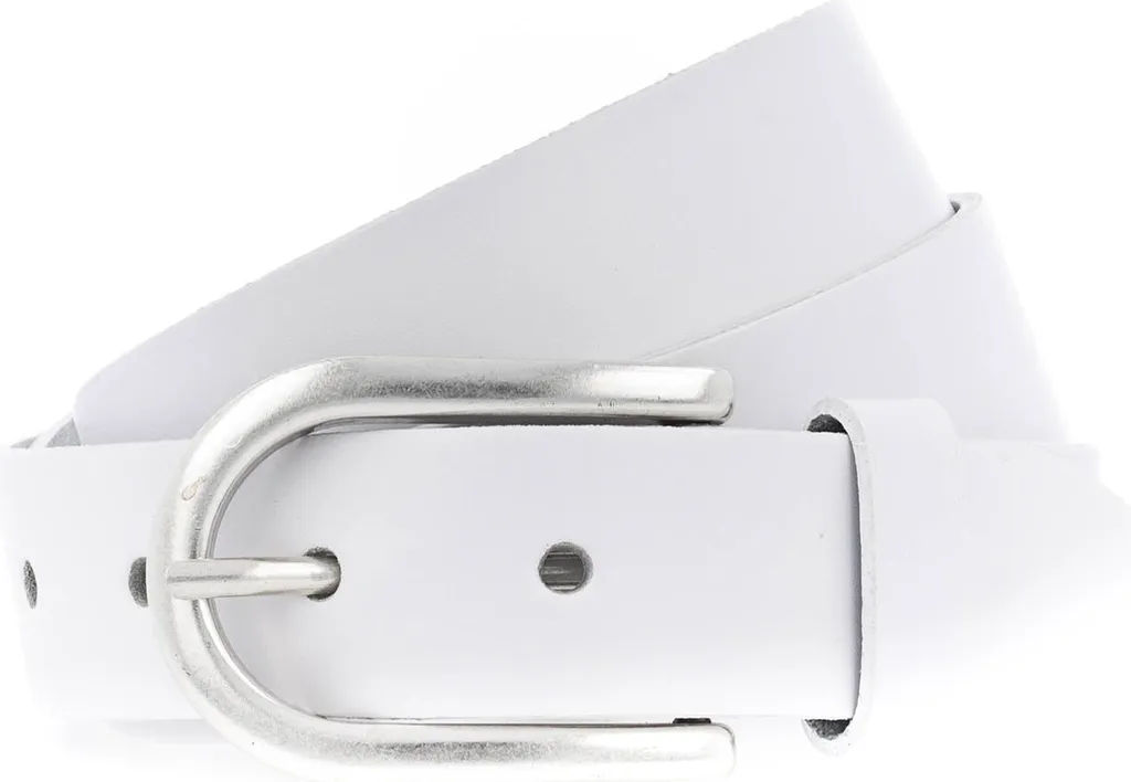 Cintura Vanzetti Pelle Classics 30mm Bianca W85 | Vera Pelle Made in Germany
