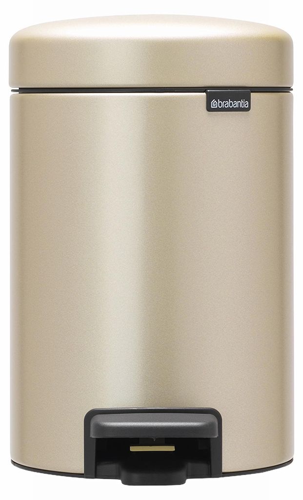 Brabantia NewIcon Treteimer 3 Liter, 3 L, Kolo, Šampanské, Obrázok produktu 