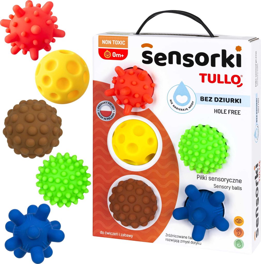 TULLO Boules sensorielles sans trou 5 pcs 74170 Image du produit 