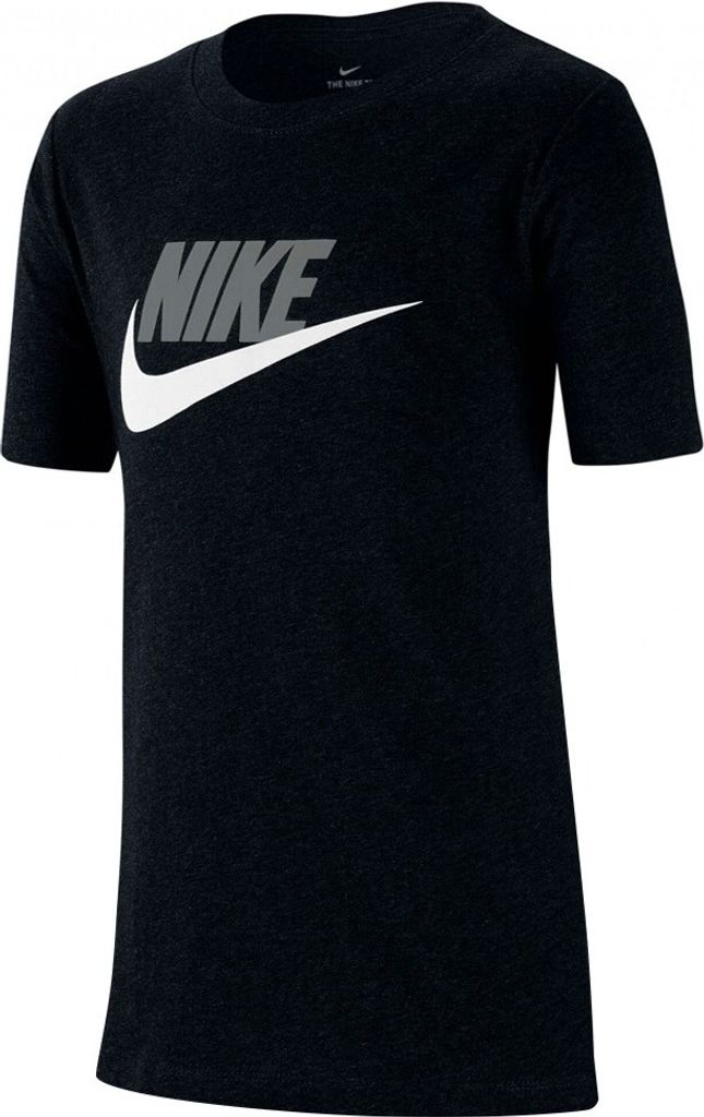 Nike B Nsw Tee Futura Icon Td Black/Lt Smoke Grey M Produktbild 