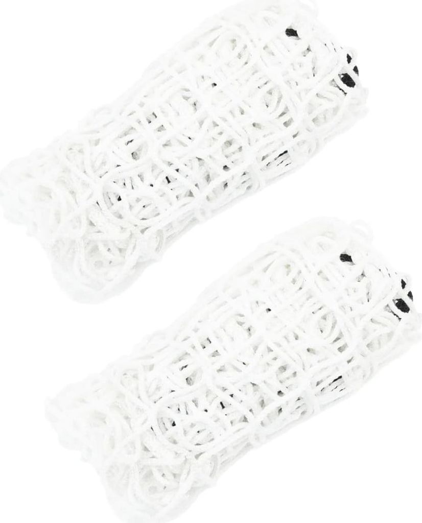 Design Heunetze 2 Stk. Rechteckig Weiß 100x90 cm PP, Heuraufen 2024 Neu