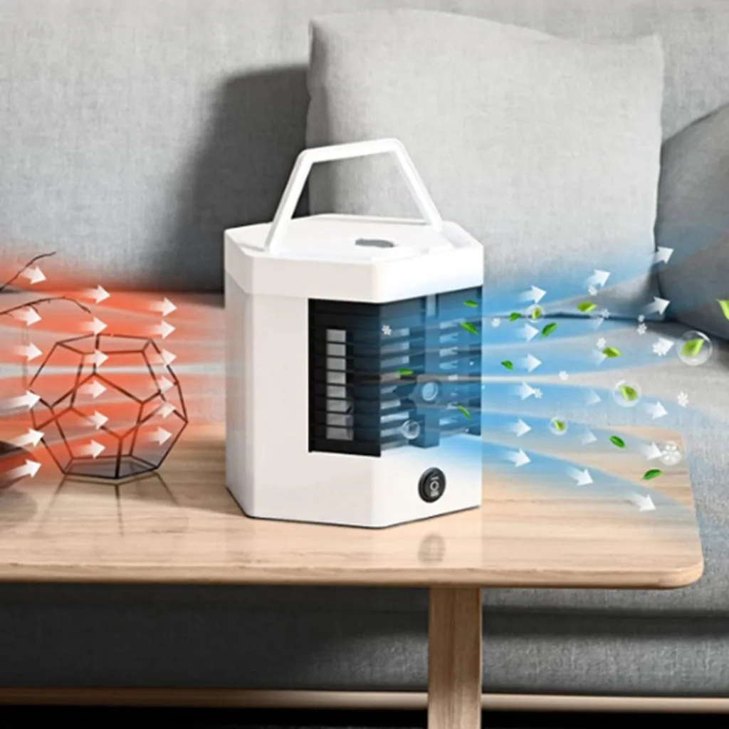 Refroidisseur d'Air par Évaporation Silencieux avec 3 Vitesses et Port USB