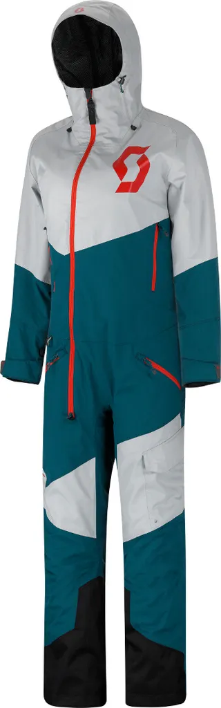 Monopièce de motoneige femme Scott Back-X Dryo XL bleu et gris foncé