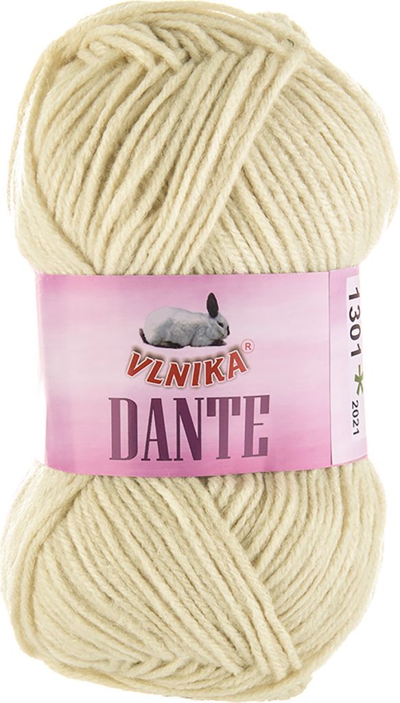100g Strickgarn Dante Uni und Color Häkelgarn Handstrickgarn Wolle Farbwahl, Farbe:1301 creme