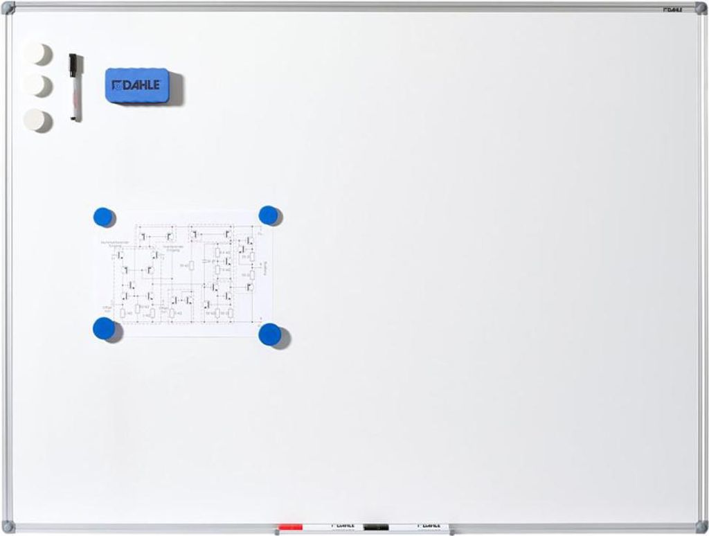 DAHLE Whiteboard 96150 60,0 x 45,0 cm weiß lackierter Stahl