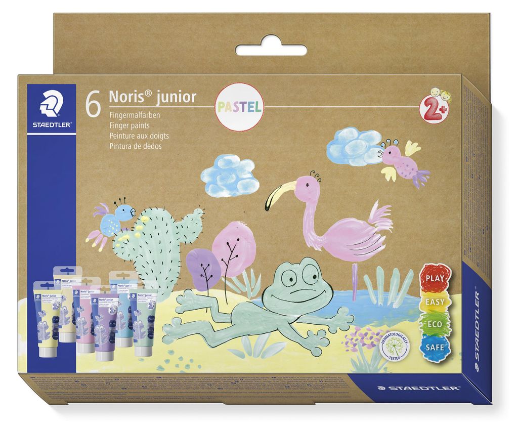 STAEDTLER Noris junior 8816 Fingermalfarben Etui mit 6 Produktbild 