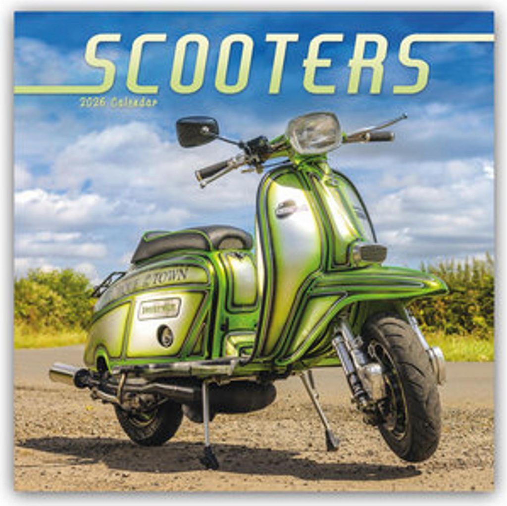 Scooters - Motorroller 2026 - Wand-Kalender