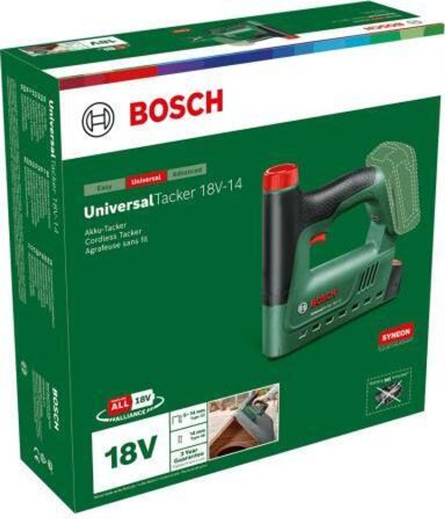 Vásárlás: Bosch Universaltacker 18v-14 (06032A7001) Elektromos tűzőgép