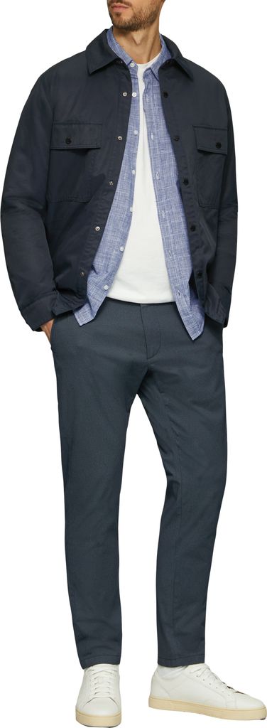 S. Oliver Hemd blue check 3XL