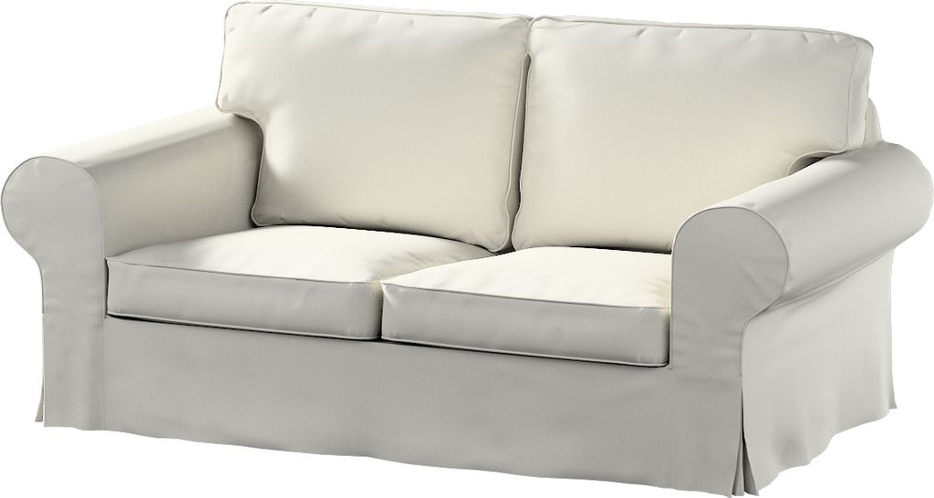 Dekoria Bezug für Ektorp 2-Sitzer Sofa nicht ausklappbar, hellgrau, Sofabezug für Ektorp 2-Sitzer nicht ausklappbar
