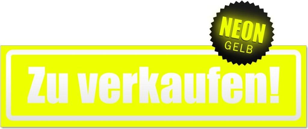 Zu verkaufen! Invertiert Magnetschild Schild magnetisch