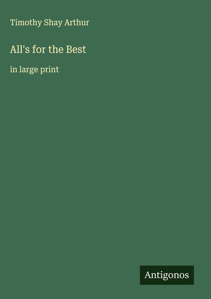 Alles ist zum Besten