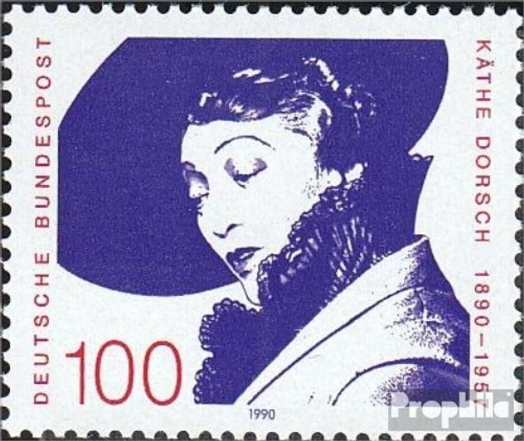 Briefmarken BRD (BR.Deutschland) 1990 Mi 1483 (kompl.Ausg.) FDC 100.Geburtstag von Dorsch
