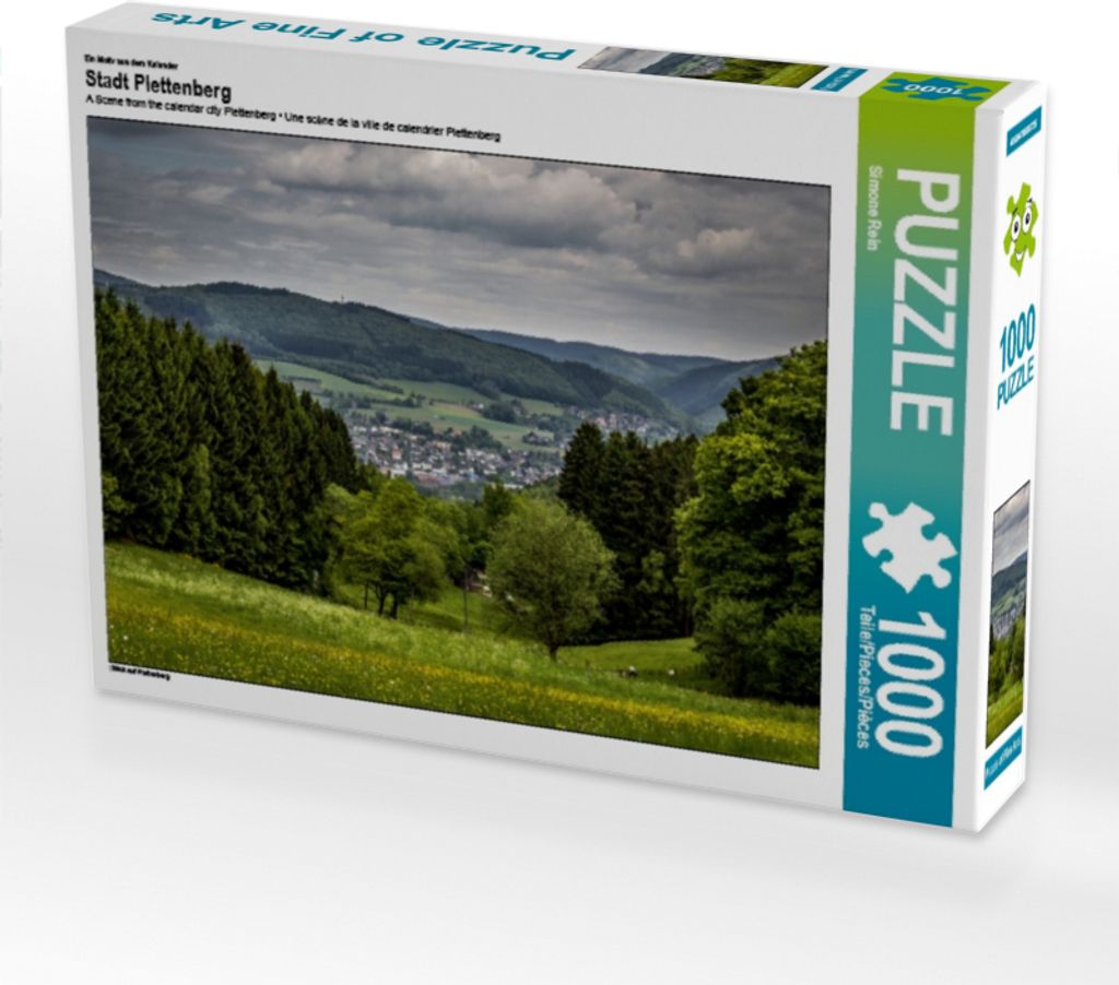 Calvendo Ein Motiv aus dem Kalender Stadt Plettenberg 1000 Teile Puzzle quer 640x480mm, Rein Simone; 7444678