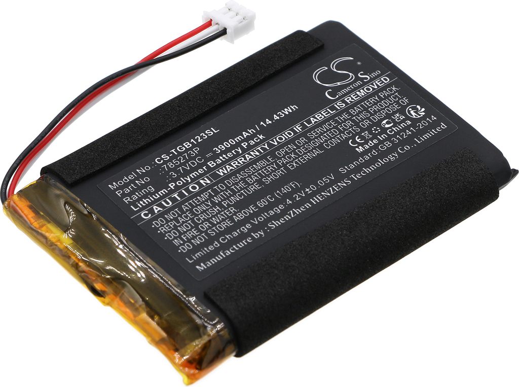 TECHTEK Akku Kompatibel mit [Tigermedia] 1233, Tigerbox Touch, Tigerbox Touch Radio Play Box Ersetzt 785273P