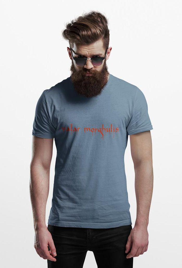 D&B 150 Uni Polo MO00086 Valar Morghulis IndigoBlau-Größe L