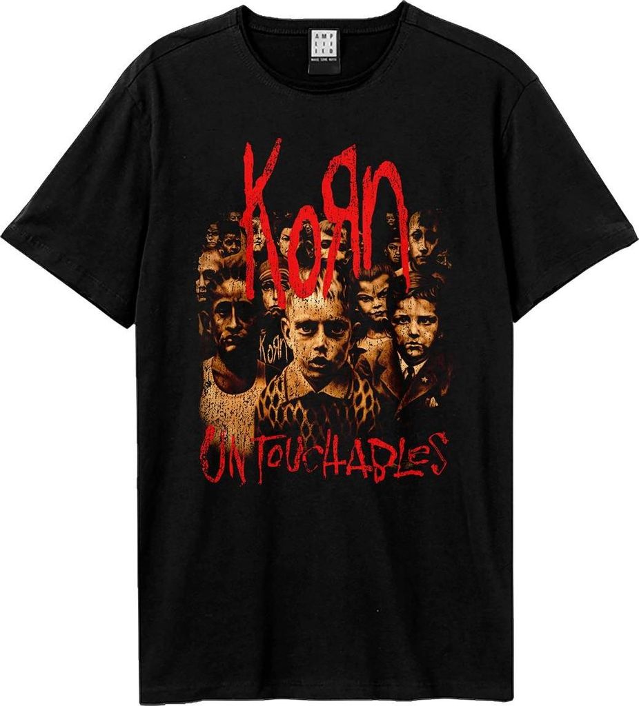 Amplified - "Untouchables" T-Shirt für Herren/Damen Uni GD1950 (S) (Schwarz)