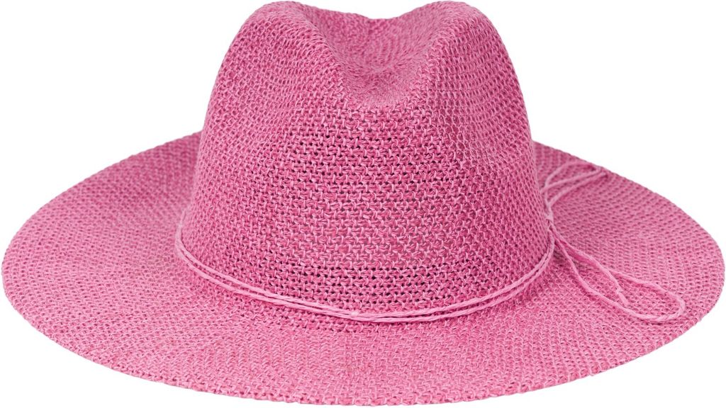 styleBREAKER Damen Panama Sonnenhut mit dünnem Hutband, Strohhut, Schlapphut, Sommerhut, Fedora Hut 04025040