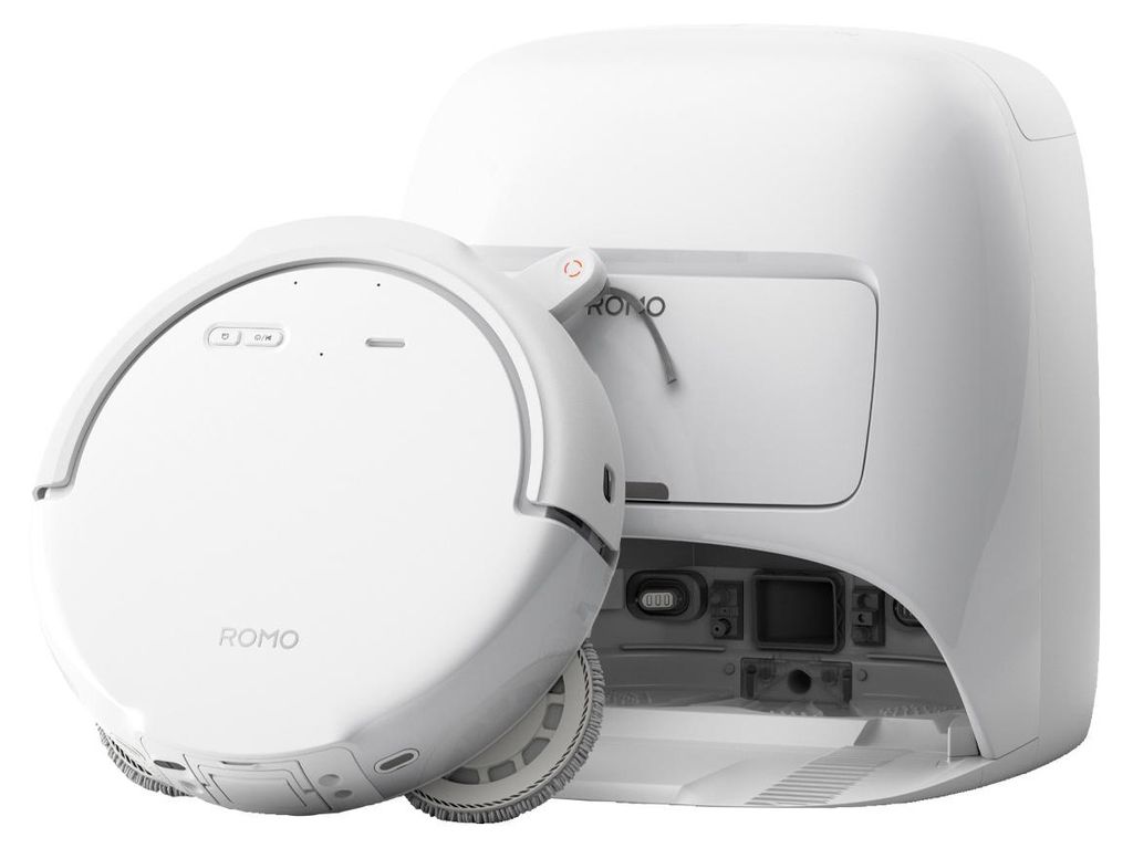 DJI ROMO S (Water Tank Version), Beutellos, Weiß, Rund, Produktbild 