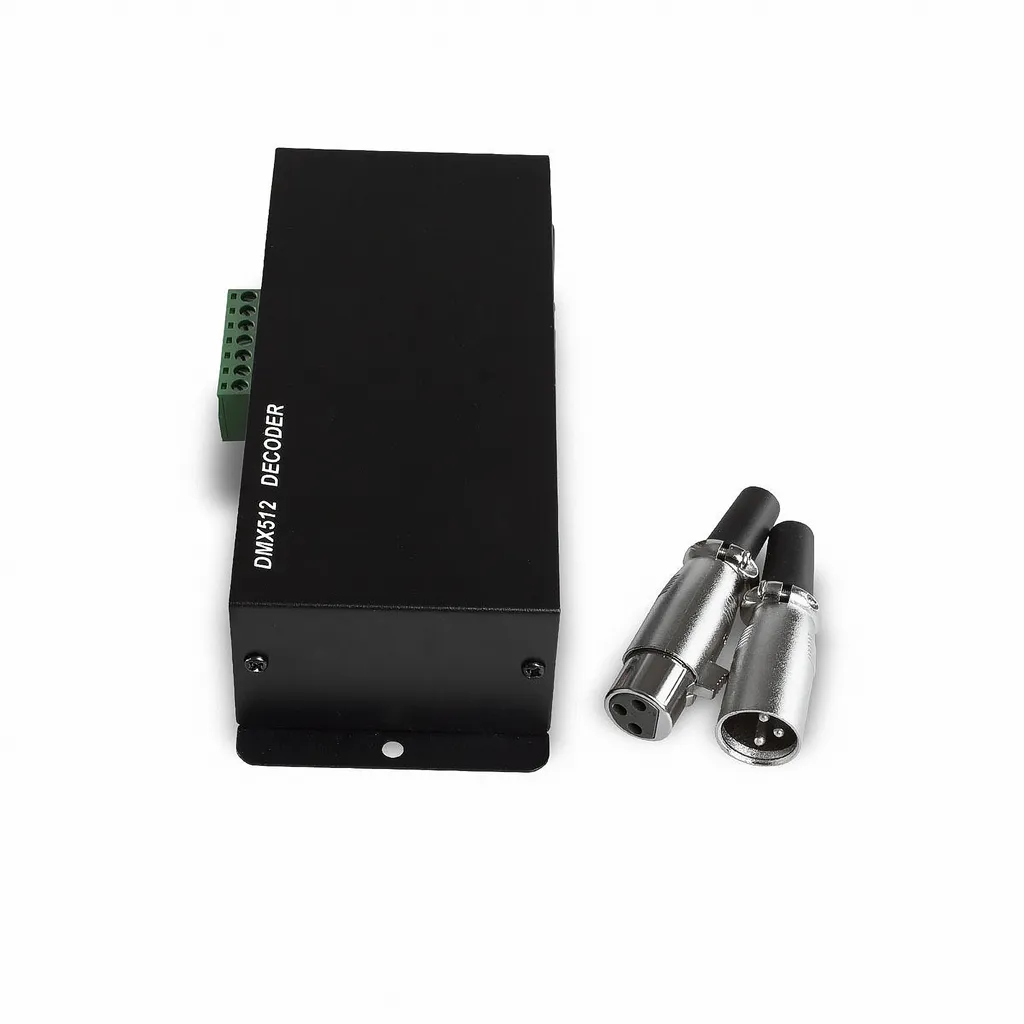 Décodeur DMX 4 Canaux 4A Puissant pour Installation LED 12V 24V
