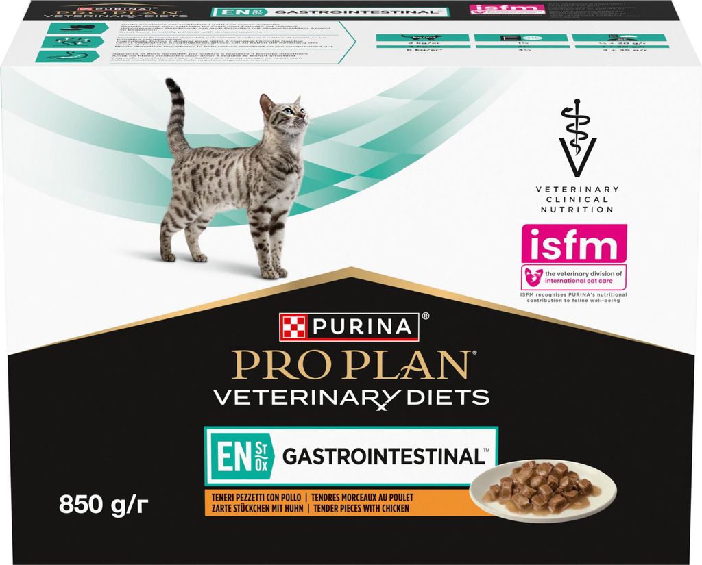 Pro Plan Veterinary Diets Feline EN Chicken 10 × 85 g