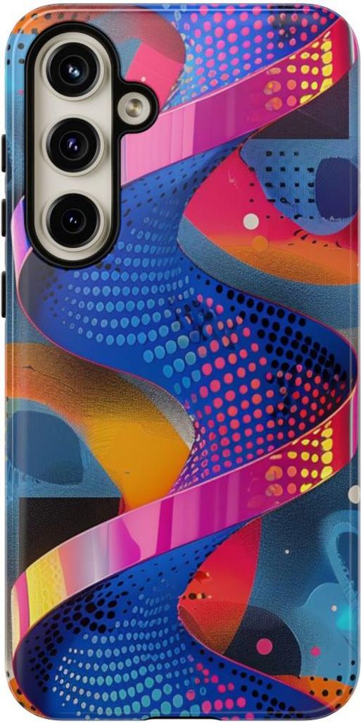 Bunte abstrakte Spirale – Hülle Kompatibel mit Samsung Galaxy S24 Plus