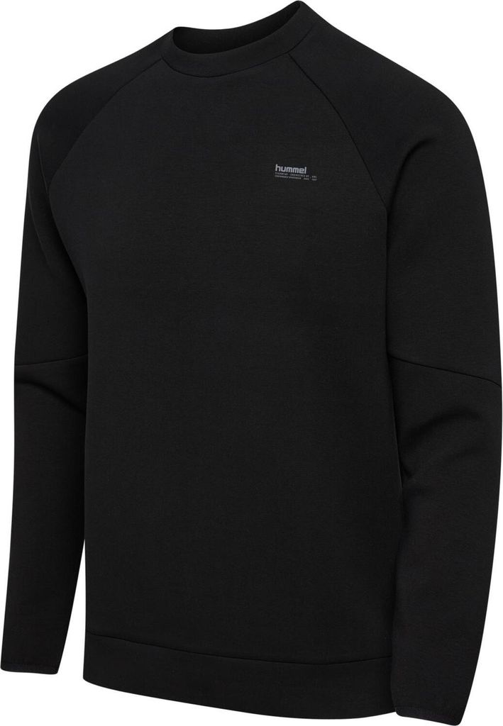 Hummel Hmltech Fleece Regular Crew - black, Größe:XL