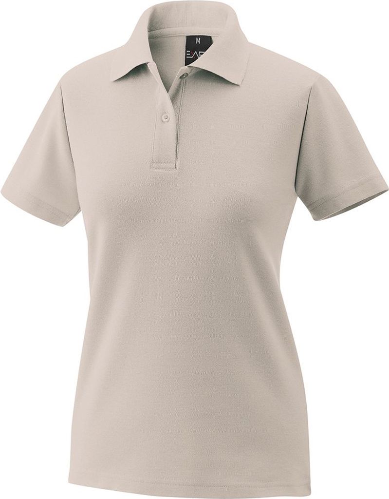 Damenpoloshirt Fb. sand Gr. XS : 65% Baumwolle 35% Produktbild 