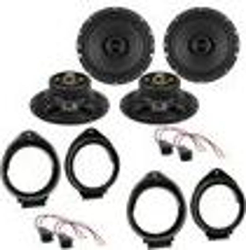 ESX SIGNUM SXE-62 Koaxial Einbauset für Opel Astra J Opel Mokka vorne hinten