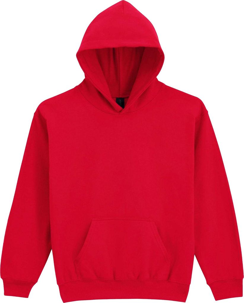 Gildan - "Softstyle" Kapuzenpullover für Kinder, Mittelschwer, Fleece BC7167 (128) (Rot)