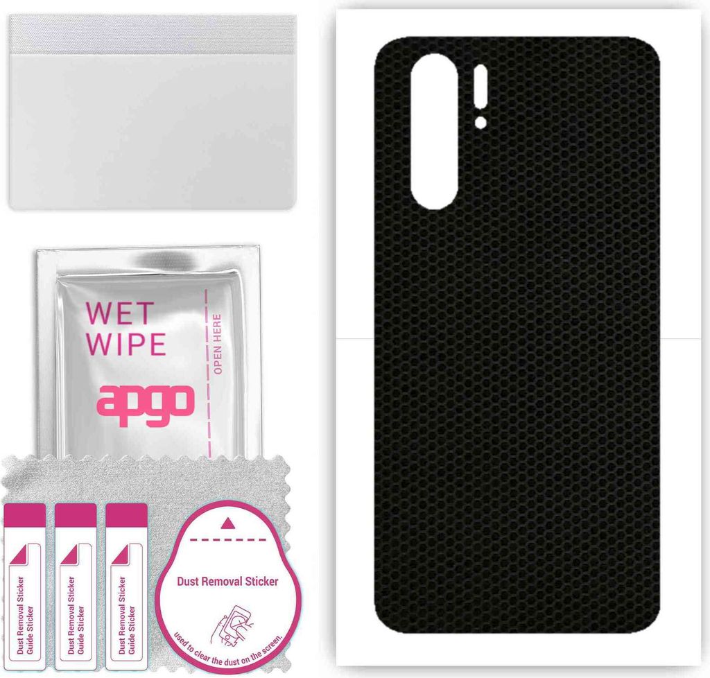 apgo Rückseite Schutzfolie, Skin, kompatibel mit Huawei P30 Pro New Edition, Hinten Displayschutzfolie aus Vinylfolie, kratzfest, einfache Montage...