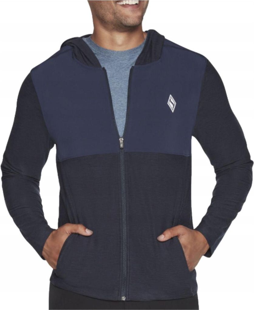 Herren Sweatshirt Skechers Skechknits Ultra Go MJA268-NVY Größe XL