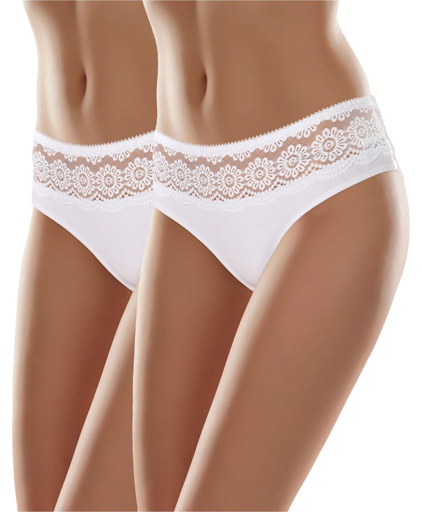 Merry Style Damen Slip MSGAB21 (Weiß (2Pack), 38 Produktbild 