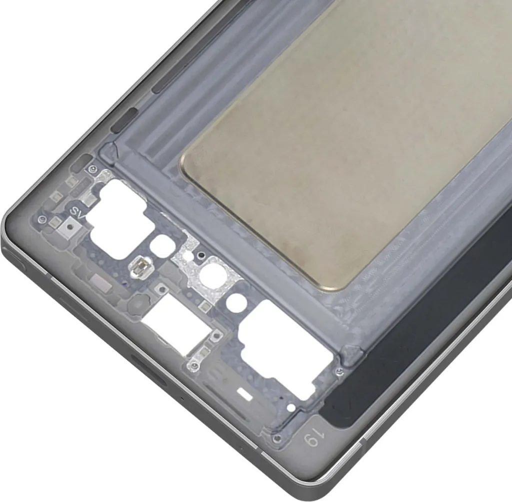 Cadre Intermédiaire Samsung S25 Ultra - Support Châssis Interne Noir - 3