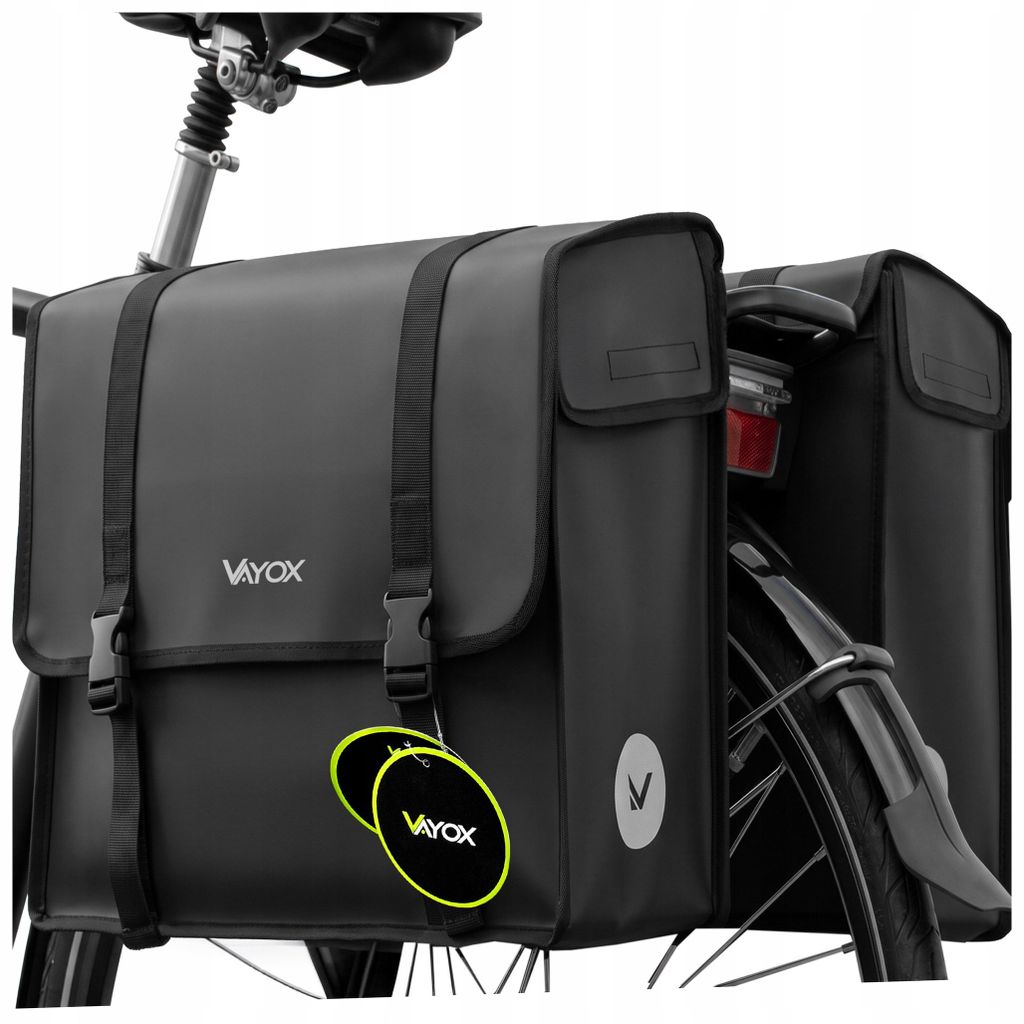 Vayox VA0446 Doppelseitige Fahrradtasche, 40 l, PVC, Produktbild 