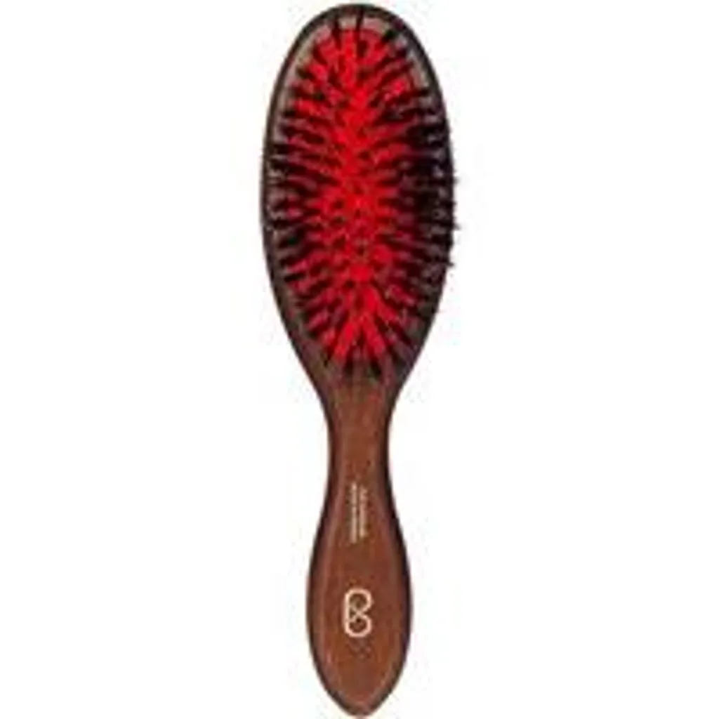 Brosse pneumatique moyenne en bois de hêtre massif fait à la main