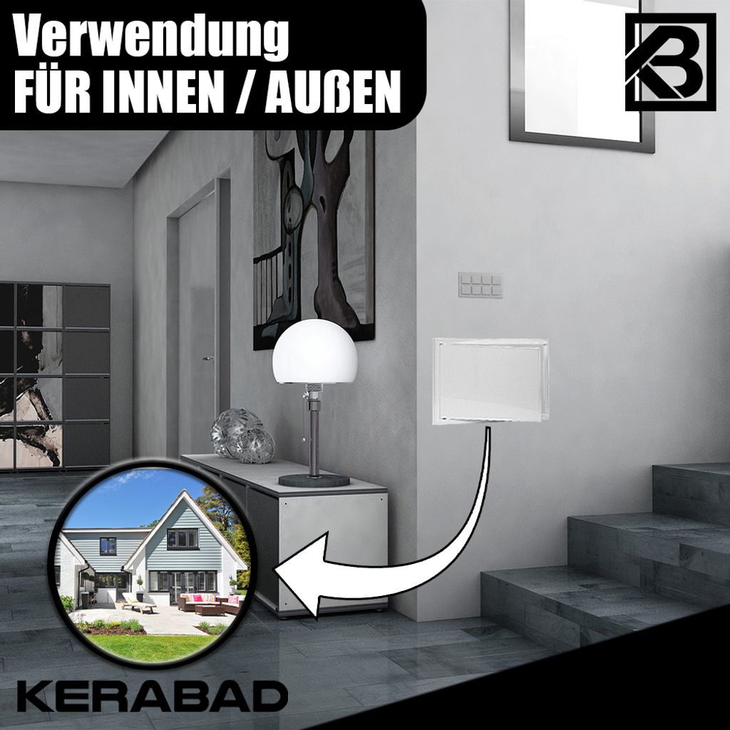 Revisionsklappe aus Stahlblech HxB:300x300mm Produktbild 5